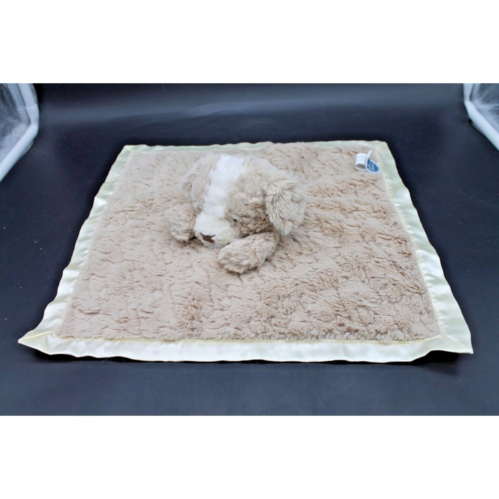 Mary Meyer Putty Nursery Puppy Dog Lovey Security Blanket Tan Cream 13" Plush
